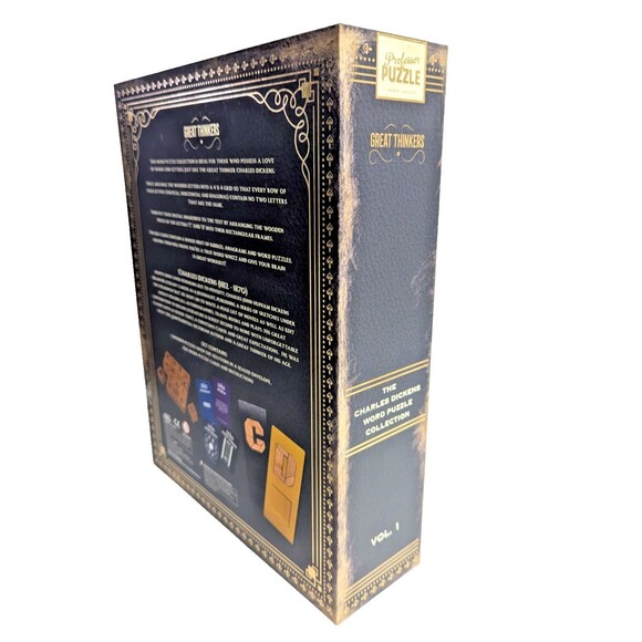 The Charles Dickens Word Puzzle Collection Game 100 Word and Letter Puzzles NEW - Picture 4 of 6